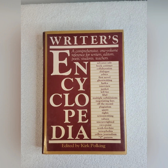 Writer's  Encyclopedia edited by Kirk Polking Hardcover - Picture 1 of 9